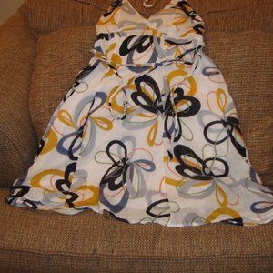 Beautiful ETC V Neck Sun Dress  (M) 100% Cotton
